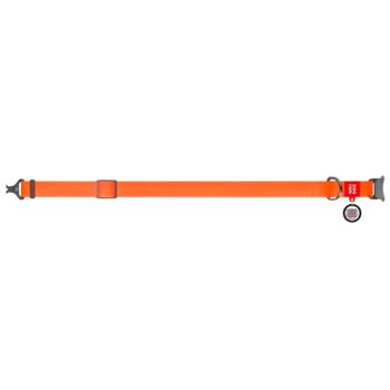 Waudog Waterproof Dog Collar with QR Passport 38-58cm/25mm Orange - buy, prices for MasterZoo - photo 4