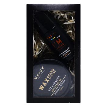 Mayur Wax Beard Styling 50ml and I'm Legend Deodorant 50ml Men's Gift Set