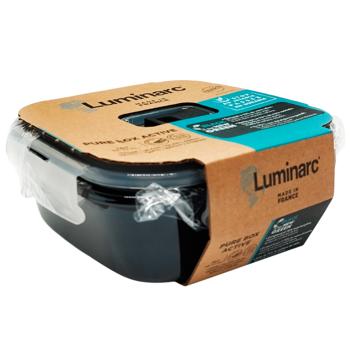 Luminarc Pure Boх Active Black V1474 Square Container 760ml - buy, prices for - photo 2