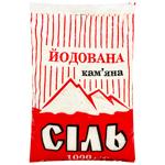 Сіль Артемсіль йодована 1кг