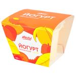 Йогурт Nashé Манго-персик густой безлактозный 6% 125г