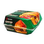 Бургер Мястория на круасане с бифштексом и соусом хабанеро 230г