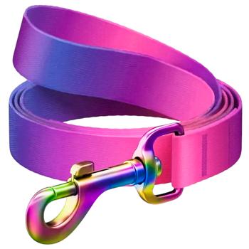 Повідець для собак Collar Waudog Nylon Recycled S - фіолетовий - купить, цены на MasterZoo - фото 1