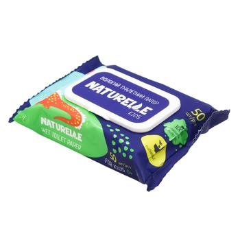 Туалетний папір вологий Naturelle Kids 50шт - купити, ціни на КОСМОС - фото 2