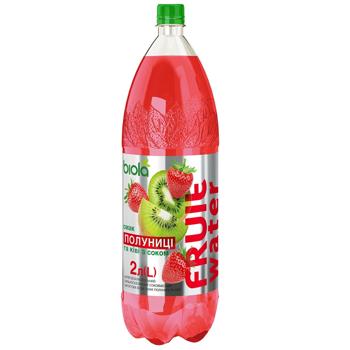 Напиток газированный Biola Fruit Water Клубника-киви 2л - купить, цены на NOVUS - фото 2