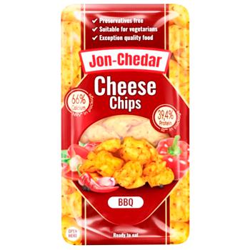 Сир Jon-Cheder барбекю кубики 50% 80г - купити, ціни на - фото 1