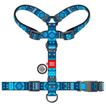 Шлея для собак Waudog Nylon нейлоновая H-образная с QR паспортом 40-70см/20мм с рисунком nasa - купить, цены на MasterZoo - фото 3