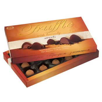 Biscuit-Chocolate Truffle With Brandy Sweets 200g - buy, prices for Za Raz - photo 3