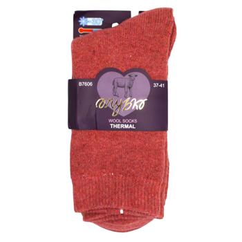 Носки женские Tybko цветные термо р.37-41 - купить, цены на - фото 3