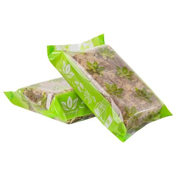 Халва Дружковская подсолнечная с какао - купить, цены на Чудо Маркет - фото 1