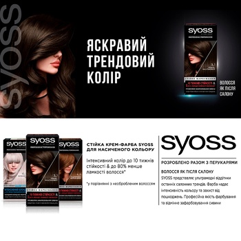 SYOSS №7-6 Hair Dye Brown - buy, prices for NOVUS - photo 3