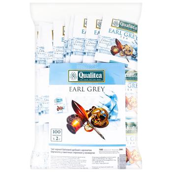 Qualitea Earl Grey Black Tea with Bergamot Aroma 2g*100pcs - buy, prices for Biotus - photo 1