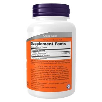 Now Foods L-Carnitine 1000mg 50 tablets - buy, prices for Biotus - photo 2