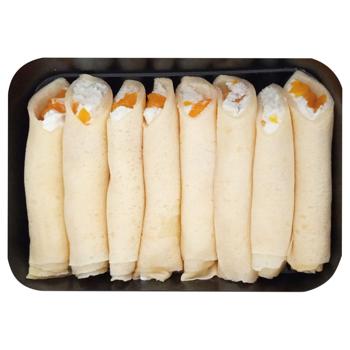 Млинці з сирним кремом та персиком 300г - купити, ціни на Чудо Маркет - фото 1