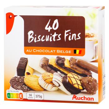 Auchan 40 Cakes Assorted 375g - buy, prices for Auchan - photo 1