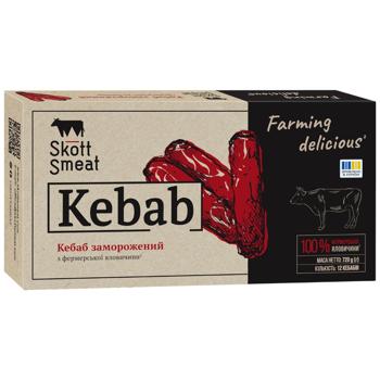 Skott Smeat Frozen Beef Kebab ~720g - buy, prices for METRO - photo 1
