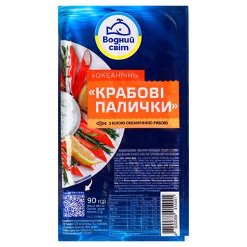 Палочки крабовые Водний Світ охлажденные 90г - купить, цены на Торба - фото 1