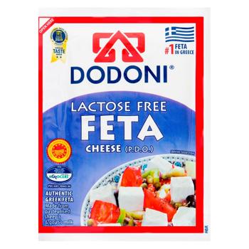 Сыр Dodoni фета безлактозный 43% 180г