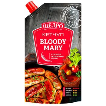 Shchedro Bloody Mary Ketchup 250g - buy, prices for COSMOS - photo 1