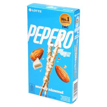 Печиво Lotte Pepero засніжений мигдаль 32г - купить, цены на Grono - фото 1