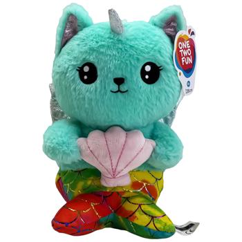 One Two Fun Fantastic Cats 28cm Plush Toy in assortment