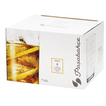 Набор стаканов Pasabahce Space высокие 265мл 6шт - купить, цены на КОСМОС - фото 1