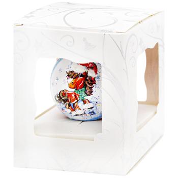 Куля ялинкова АСК Символ року скляна з пейзажним малюнком 6,5см в асортименті - купити, ціни на NOVUS - фото 8