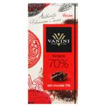 Шоколад черный Vanini 70% 100г