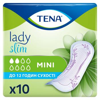 Tena Lady Slim Mini Urological Pads 10pcs - buy, prices for MegaMarket - photo 1