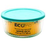 Контейнер пищевой Ecomo Wave Box с крышкой 1780мл