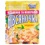 Каша овсяная Ваша Каша Овсяночка Сказочный Персик с сахаром быстрого приготовления 35г Украина