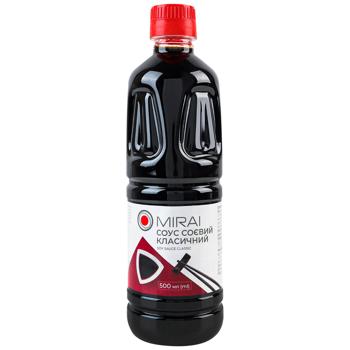 Соус соєвий Mirai Класичний 0,5л - купити, ціни на Grono - фото 1