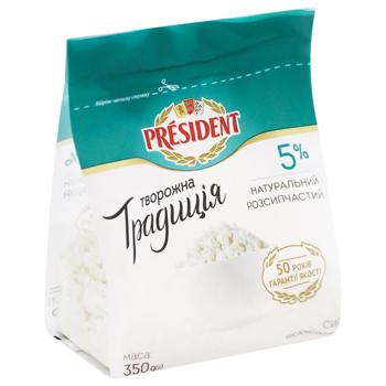 Творог President Творожная традиция 5% 350г - купить, цены на Идеал - фото 2