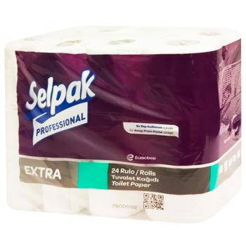 Selpak Extra Two-ply Toilet Paper 24pcs - buy, prices for Supermarket "Kharkiv" - photo 2