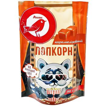 Auchan Caramelized Popcorn 90g - buy, prices for Biotus - photo 1