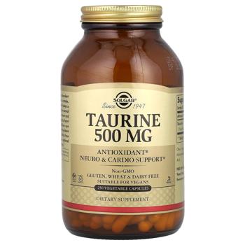 Solgar Taurine 500mg 250 capsules