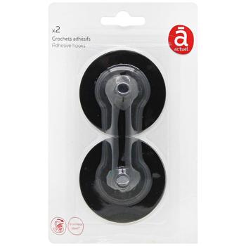 Гачки Actuel самоклеючі 2шт - купити, ціни на Auchan - фото 1