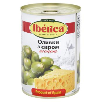 Оливки Iberica з сиром 280г - купити, ціни на МегаМаркет - фото 1