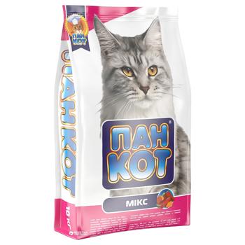 Корм сухий Пан Кот Мікс для котів 10кг