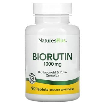 Рутин Natures Plus Biorutin 1000мг 90 таблеток