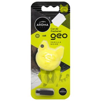 Ароматизатор Aroma Car Geo Cat Vanilla Noire - купить, цены на За Раз - фото 1