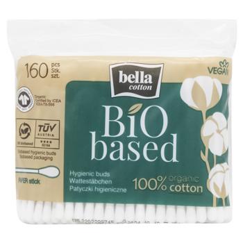 Bella Bio Based Cotton Buds 160pcs - buy, prices for NOVUS - photo 1