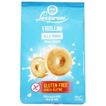 Печ. Lazzaroni 200г безглютен. Кільця із вершками (Італія) - купить, цены на КОСМОС - фото 3