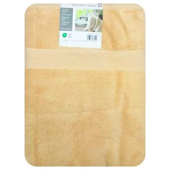 Tarrington House Beige Shower Towel 70x140cm
