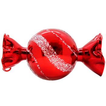 Прикраса ялинкова Bona Di Цукерка з цукровим покриттям 13см