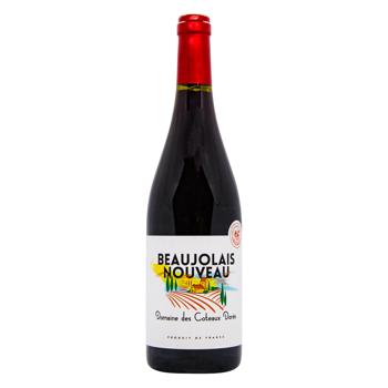 Вино Domaine des Coteaux Beaujolais Nouveau черв сухе 12% 0,75л - купити, ціни на ULTRAMARKET - фото 1