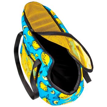 Сумка-переноска Barksi Лимони для собак та котів до 3,5кг M 45х25х25см - купити, ціни на MasterZoo - фото 7