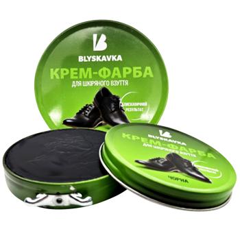 Крем для взуття Blyskavka чорний 40мл - купити, ціни на Cупермаркет "Харків" - фото 1