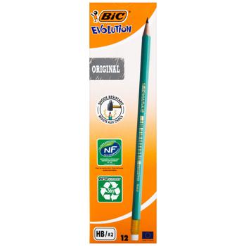 BIC Evolution HB Pencil with Eraser 12pcs - buy, prices for - photo 3