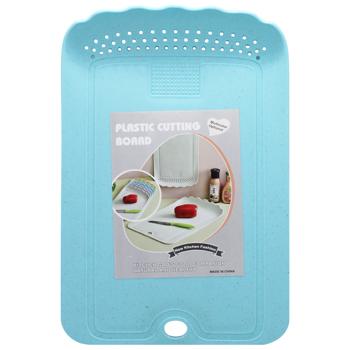 Дошка обробна пластик зі зливом 32*21см 237-34235 - купити, ціни на КОСМОС - фото 4